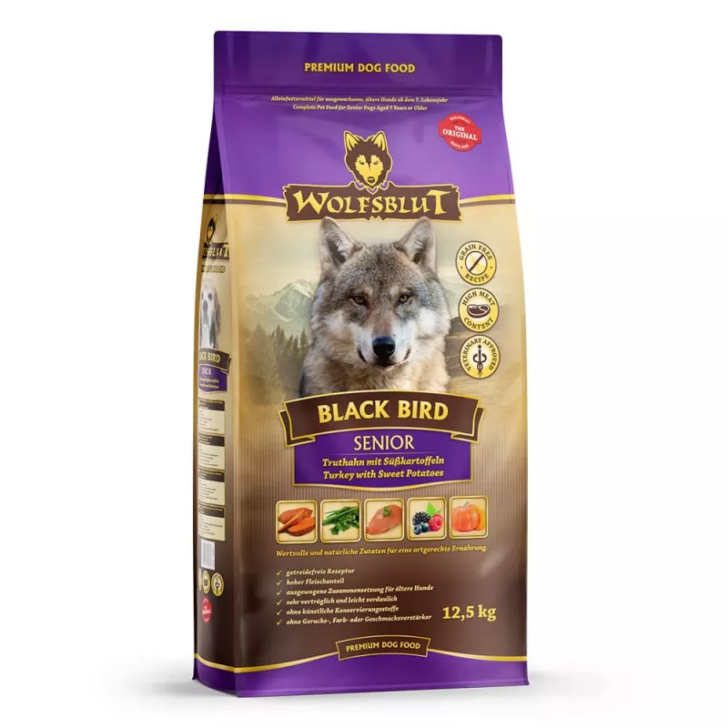 Black Bird Senior - Truthahn mit Süßkartoffel 12,5 kg